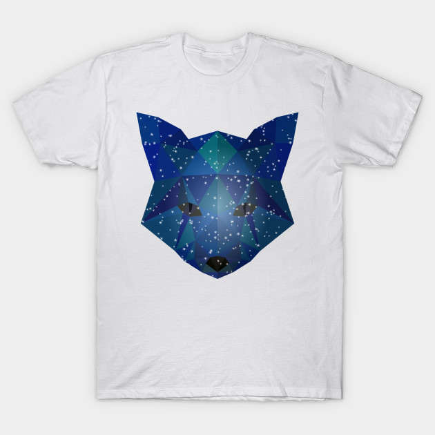 Galaxy Wolf T-Shirt-TOZ